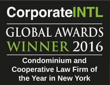 CorporateINTL | Global Awards Winner 2016 | Condominium And Cooperative Law Firm Of The Year In New York